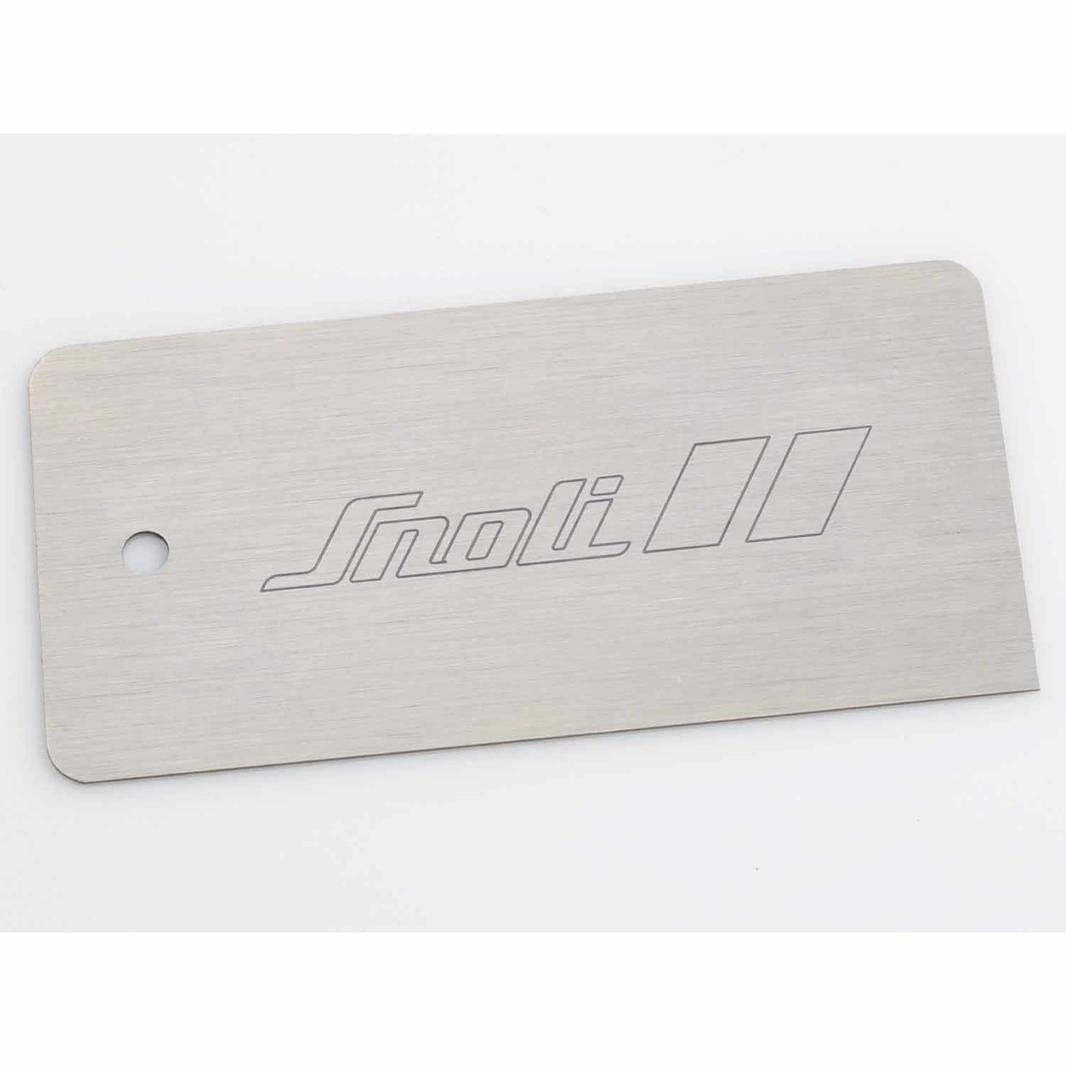 Snoli Stainless Steel Metal Ski And Snowboard Base Scraper