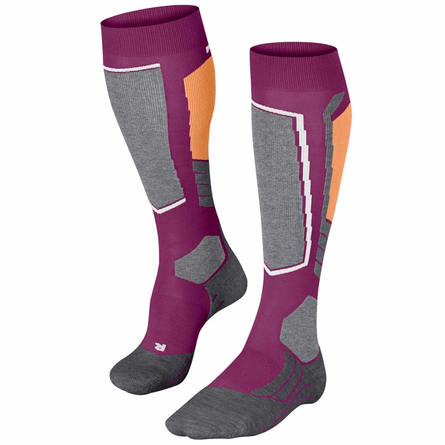 Falke SK2 Womens Ski Socks Radiant Orchid