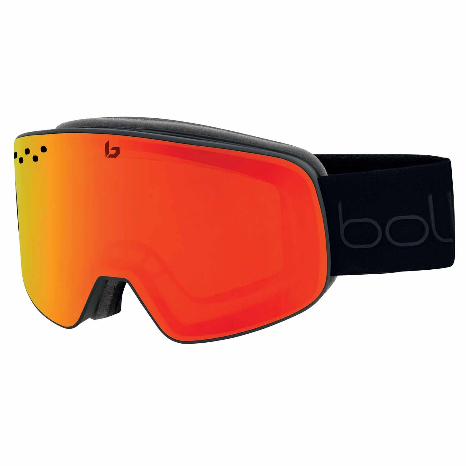 Bolle Nevada Black Corp Matte Ski Goggles