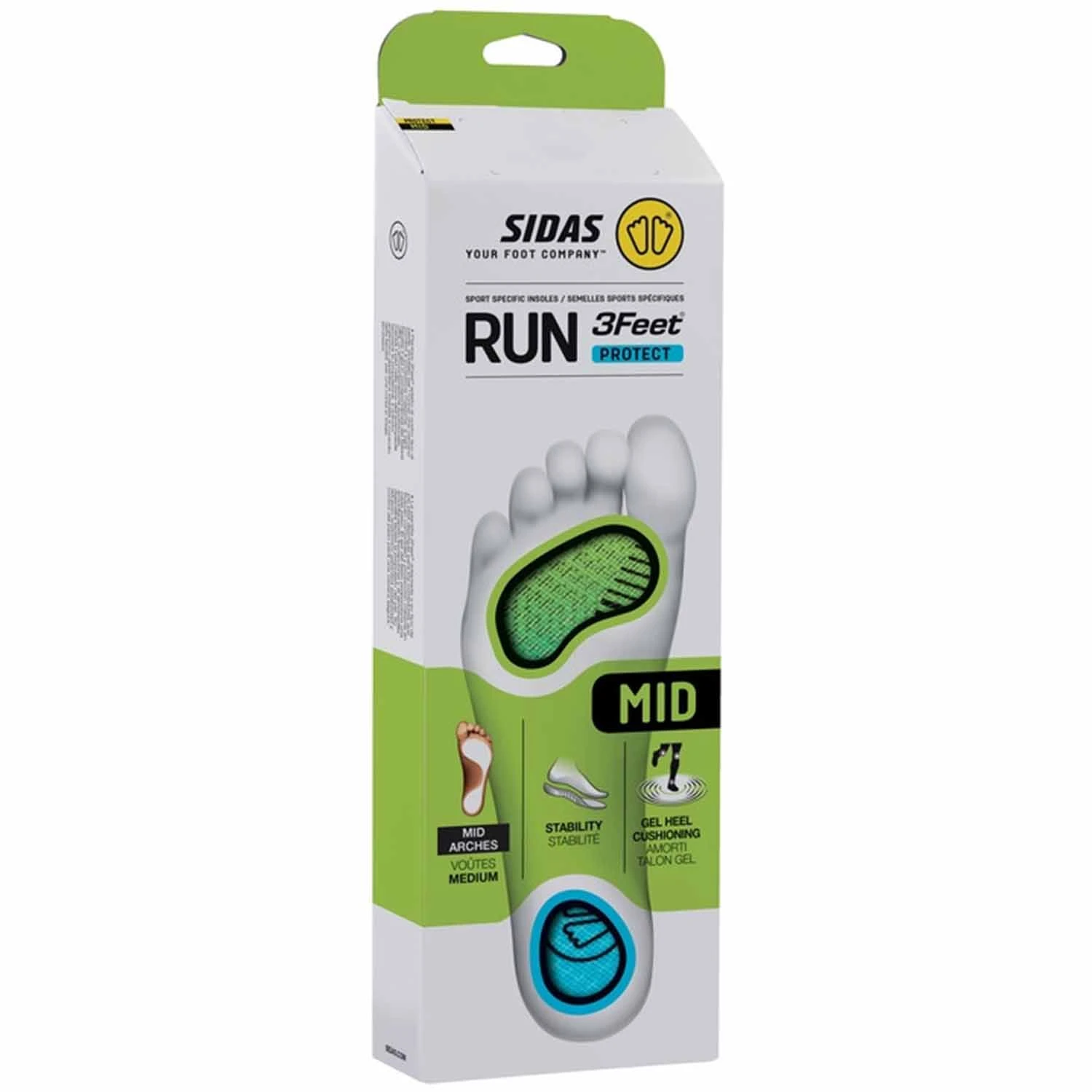 Sidas Run 3Feet Protect Mid Orthotic Insole - Image 2