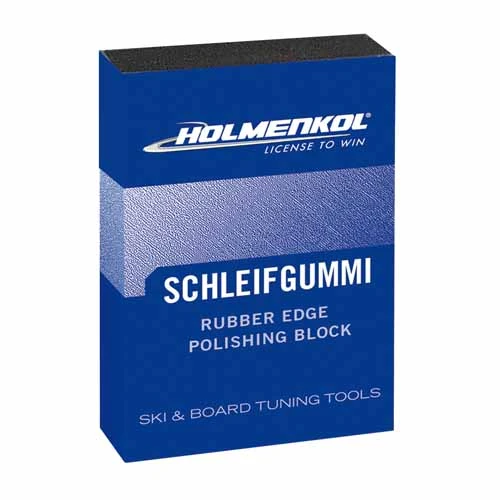 Holmenkol Ski Edge Gummi Stone-Deburring Block